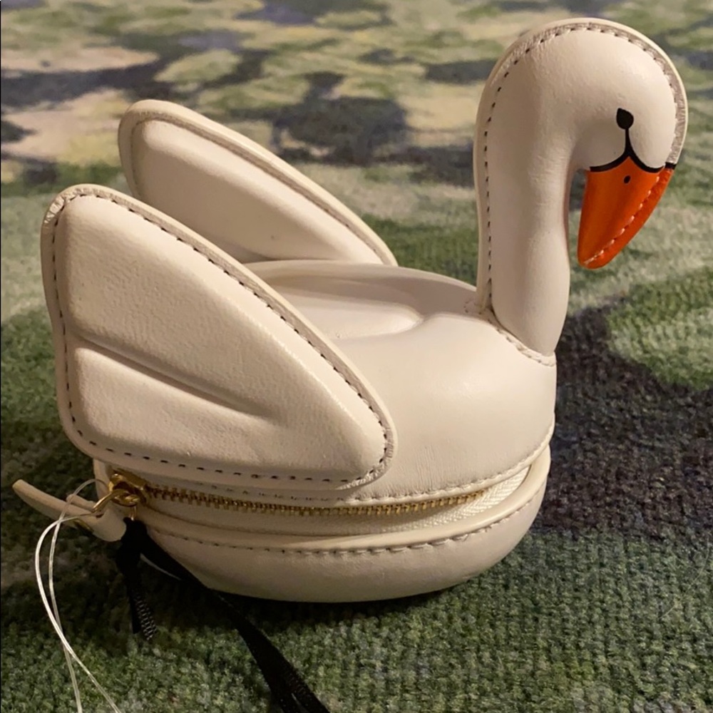 Kate spade swan clutch